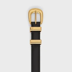 Online SMALL WESTERN BELT in Taurillon Leather Women Western
