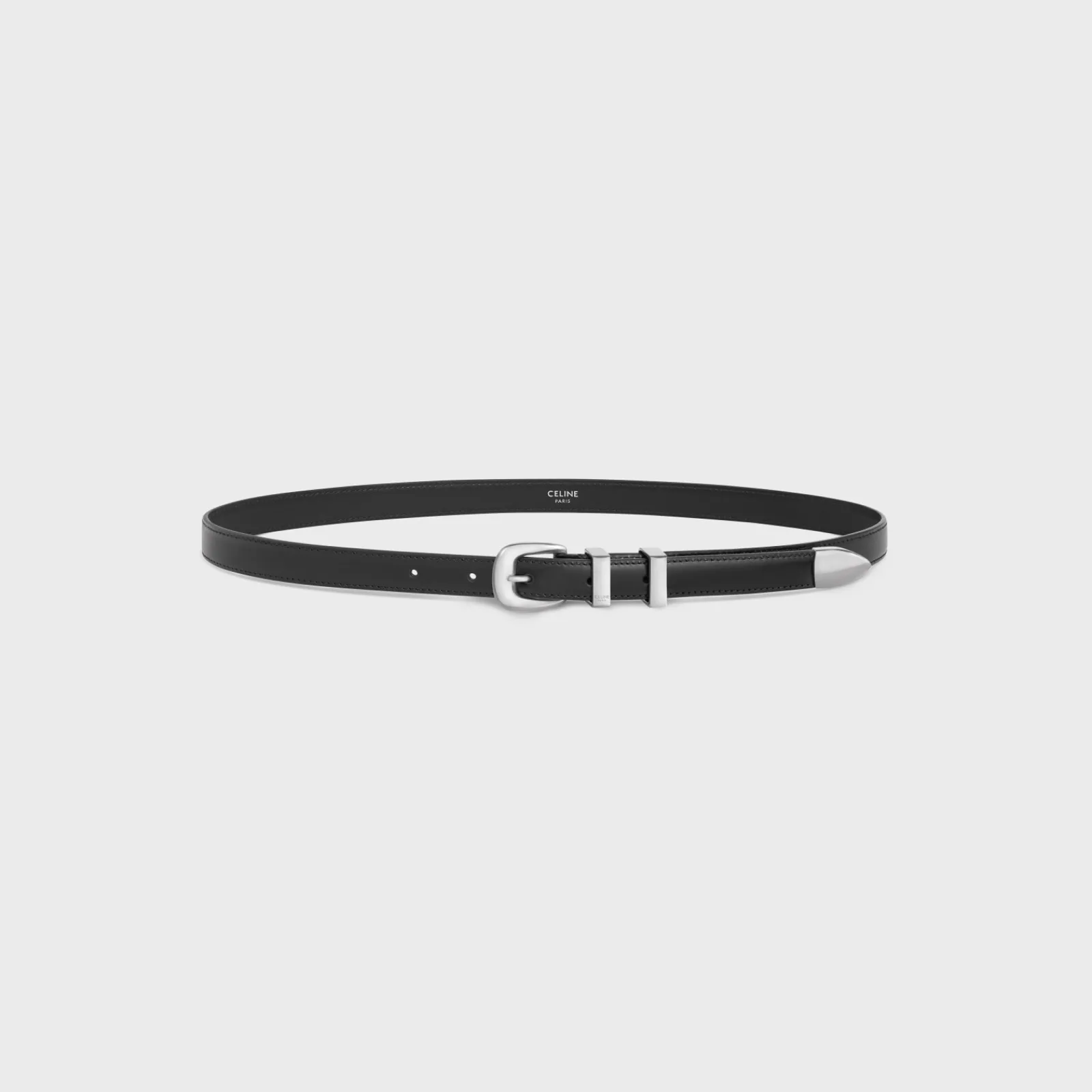 Online SMALL WESTERN BELT in Taurillon Leather Women Western