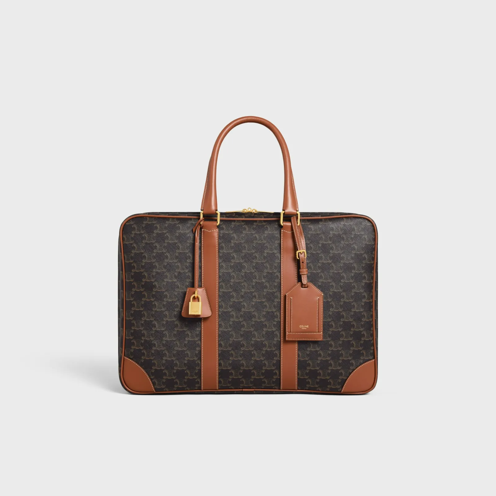 Fashion Soft Luggage 45 in Triomphe Canvas and Calfskin Travel