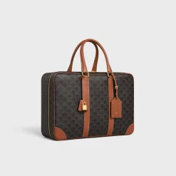 Fashion Soft Luggage 45 in Triomphe Canvas and Calfskin Travel