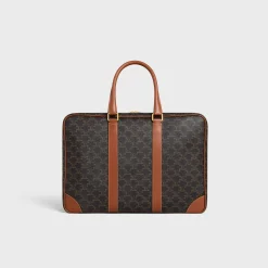 Fashion Soft Luggage 45 in Triomphe Canvas and Calfskin Travel