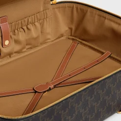 Fashion Soft Luggage 45 in Triomphe Canvas and Calfskin Travel
