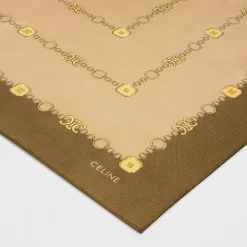 Online square in arc de triomphe silk twill Women Silk Scarves