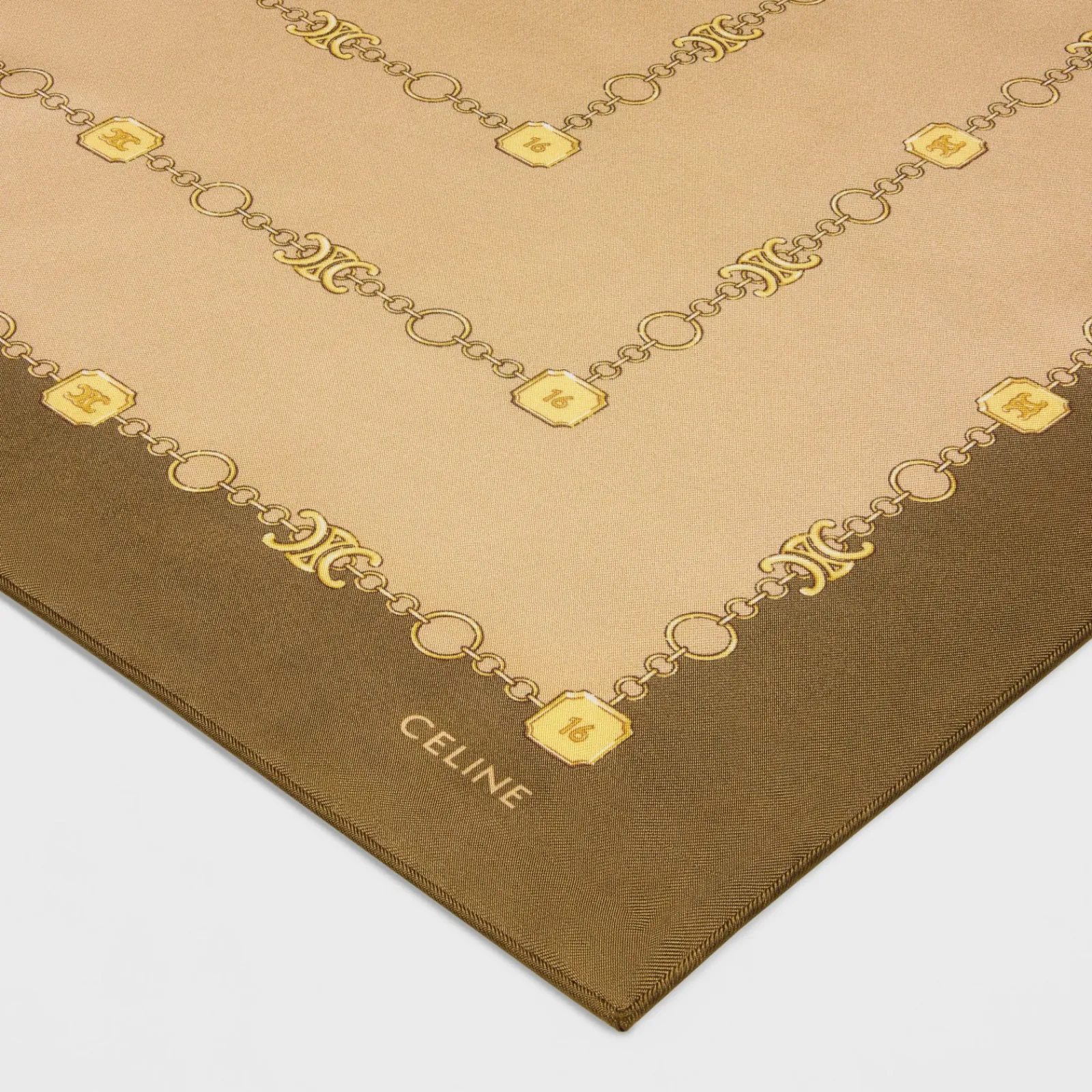 Online square in arc de triomphe silk twill Women Silk Scarves