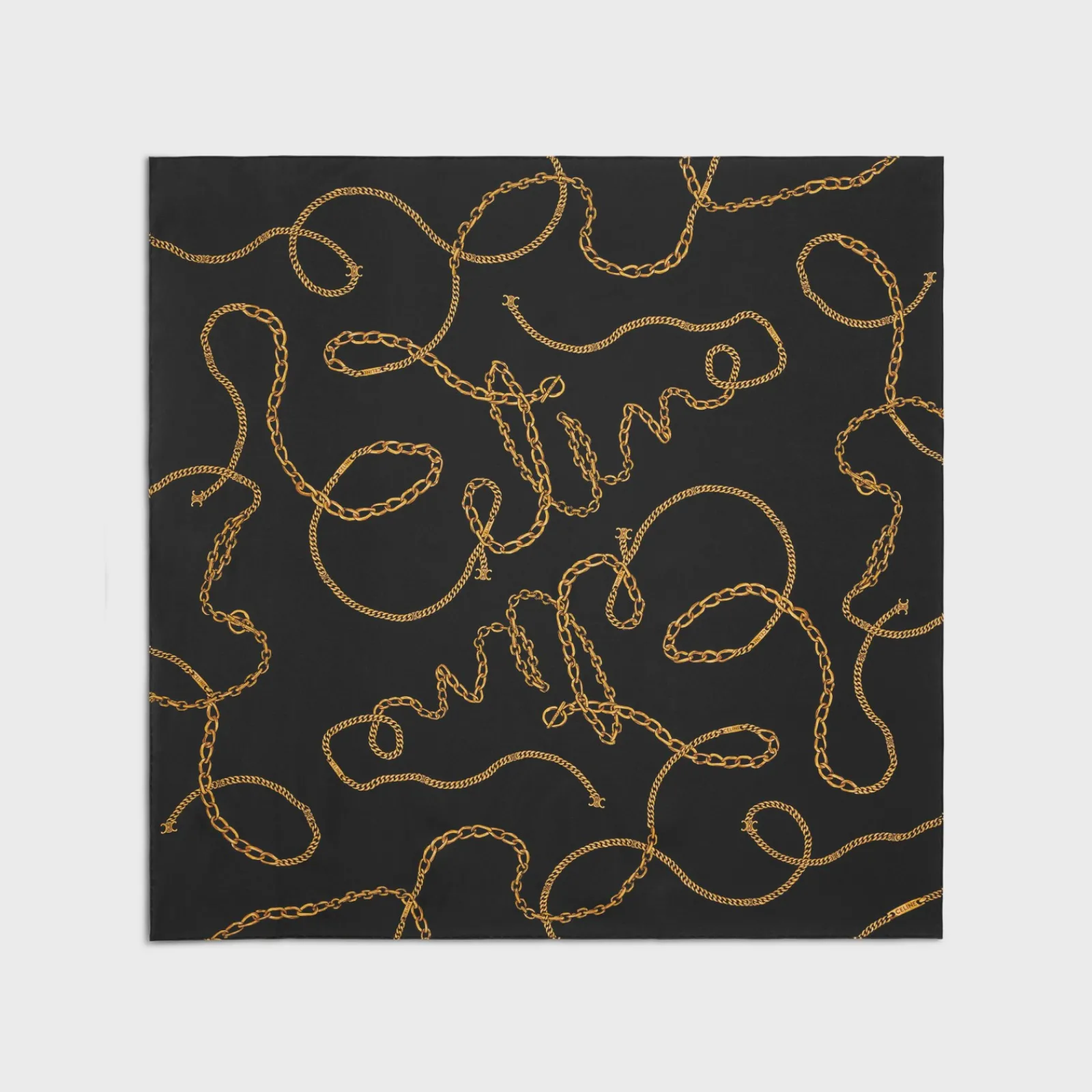 Online SQUARE IN CHAIN SILK TWILL Women Silk Scarves