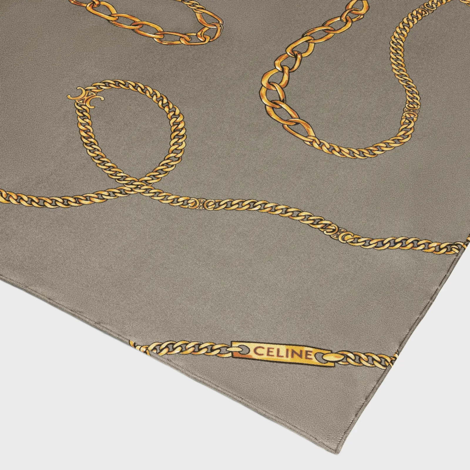 New SQUARE IN CHAIN SILK TWILL Women Silk Scarves