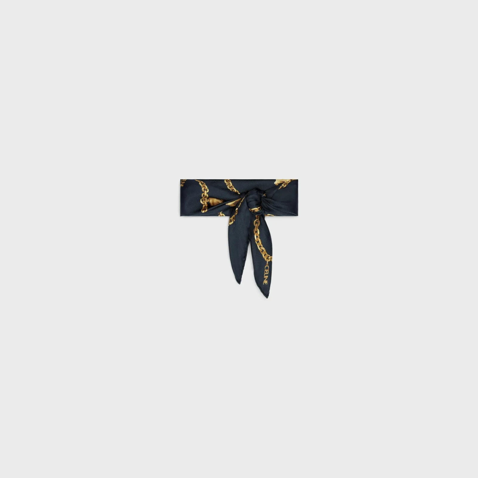 Outlet SQUARE IN CHAIN TASSELS SILK TWILL Women Silk Scarves