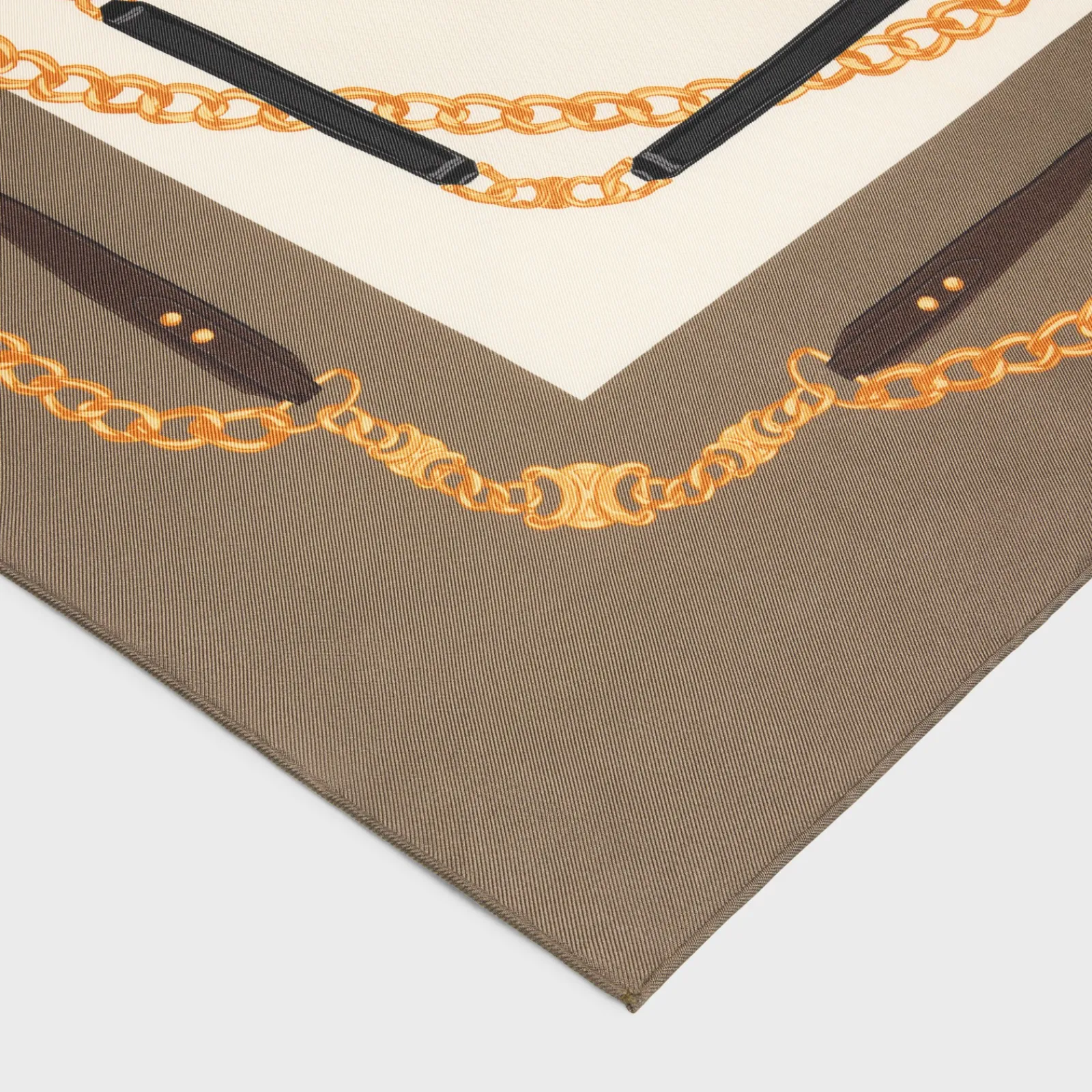 Hot square in coat of arms silk twill Women Silk Scarves