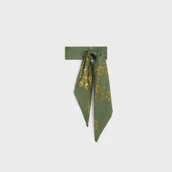 Outlet square in triomphe silk twill Women Silk Scarves