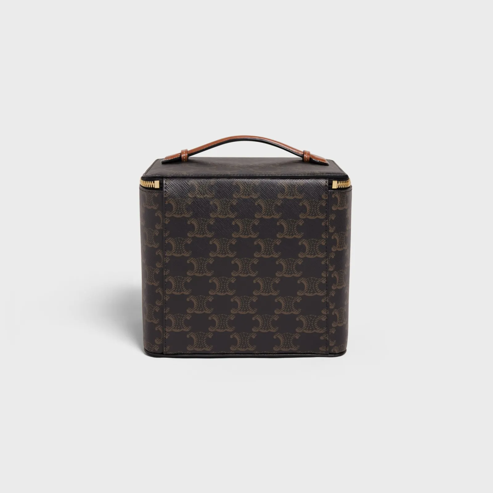 Clearance SQUARE VANITY CASE IN TRIOMPHE CANVAS AND CALFSKIN Travel Sprays | Travel