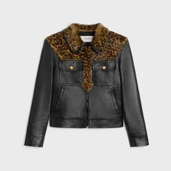 New Straight fit blouson jacket in soft lambskin Women Jackets | Leather And Shearling