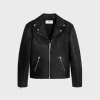 Hot straight-cut blouson jacket in waxed lambskin Coats & Blousons | Leather