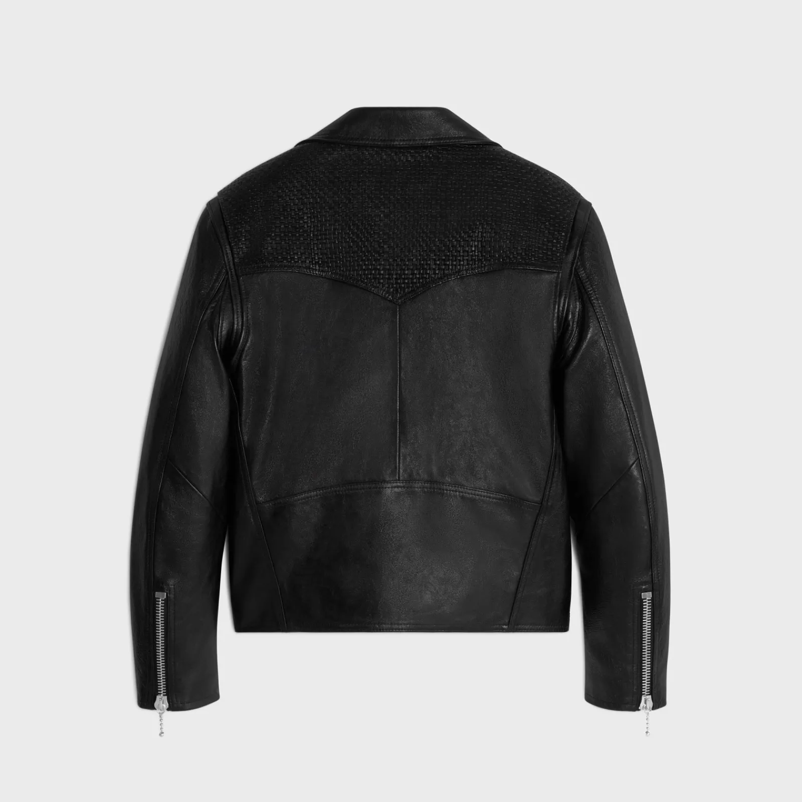 Hot straight-cut blouson jacket in waxed lambskin Coats & Blousons | Leather