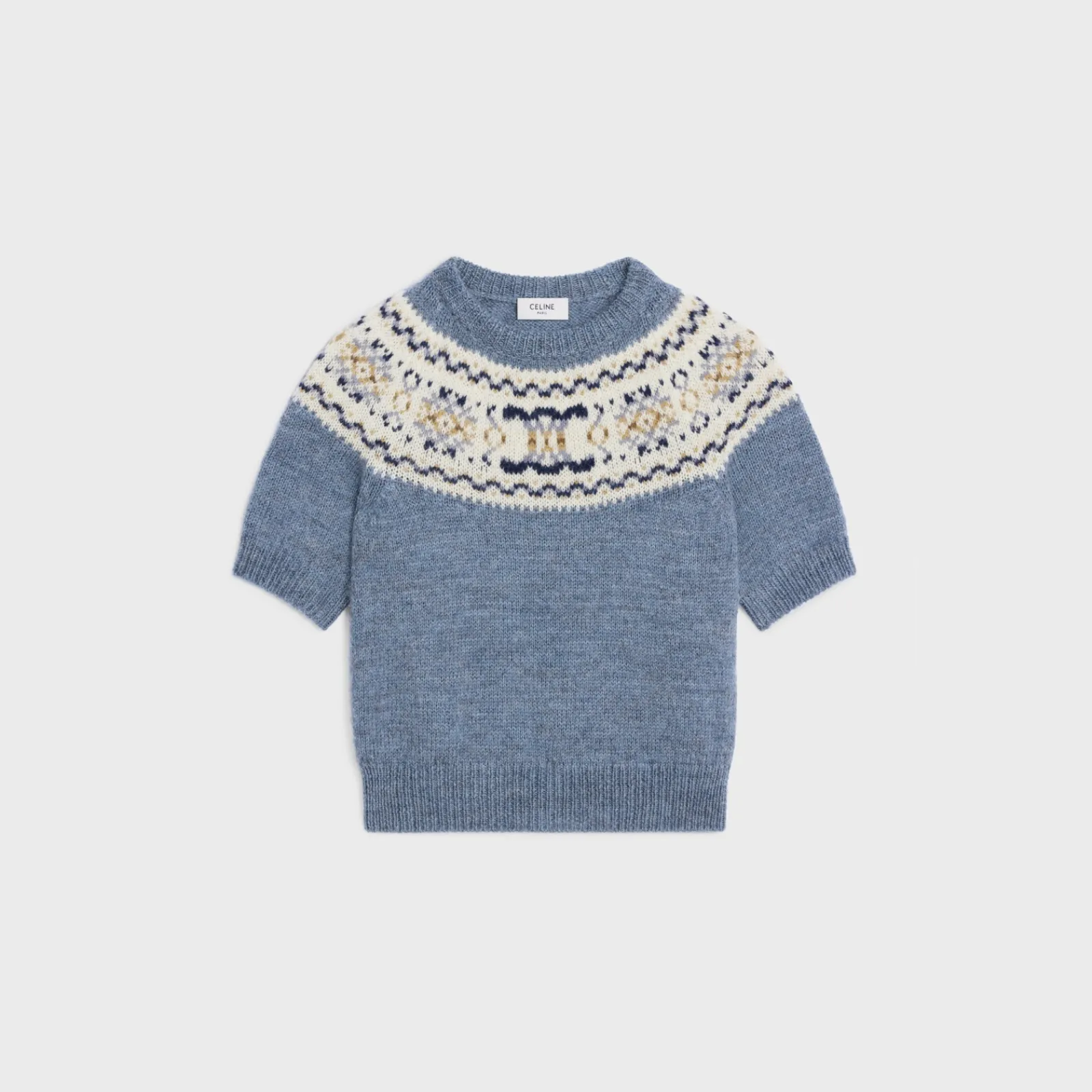 New sweater in Triomphe fair isle wool Women Knitwear