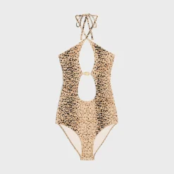 Discount swimsuit in print matte jersey Women Swimwear And Lingerie
