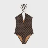 Online SWIMSUIT IN MONOGRAM JERSEY Women Swimwear And Lingerie