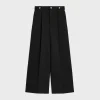 Outlet taillat pants in mohair wool Women Pants And Shorts