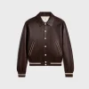 Online teddy jacket with shirt collar in soft lambskin Women Jackets | Leather And Shearling
