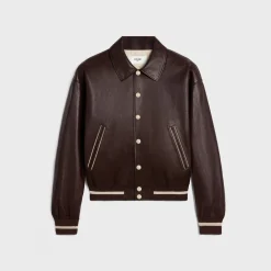 Online teddy jacket with shirt collar in soft lambskin Women Jackets | Leather And Shearling