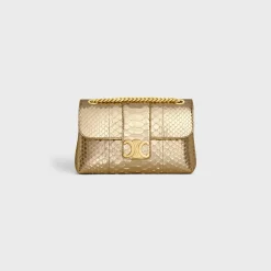 Online TEEN VICTOIRE BAG in LAMINATED PYTHON Women More Lines·Celine Victoire | Categories·Cross-Body Bags