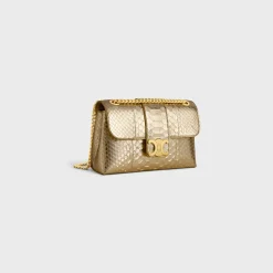 Online TEEN VICTOIRE BAG in LAMINATED PYTHON Women More Lines·Celine Victoire | Categories·Cross-Body Bags