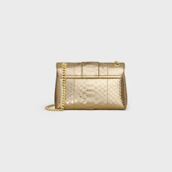 Online TEEN VICTOIRE BAG in LAMINATED PYTHON Women More Lines·Celine Victoire | Categories·Cross-Body Bags