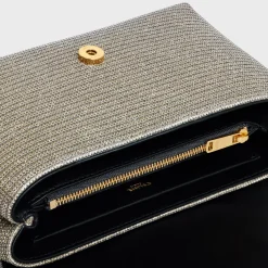 Sale TEEN VICTOIRE BAG in GLITTER TEXTILE Women More Lines·Celine Victoire | Categories·Cross-Body Bags