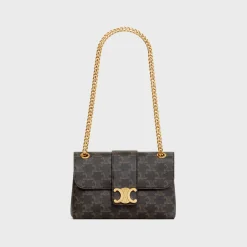 Clearance TEEN VICTOIRE BAG in Triomphe Canvas Women Triomphe Canvas | More Lines·Celine Victoire