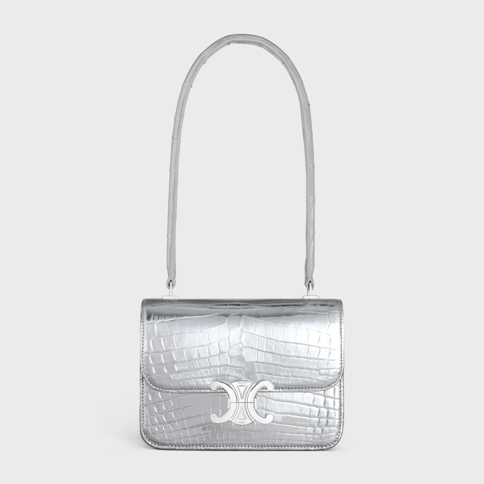 Hot TEEN GARANCE bag in LAMINATED NILOTICUS CROCODILE Women More Lines·Other Lines | Categories·Shoulder Bags