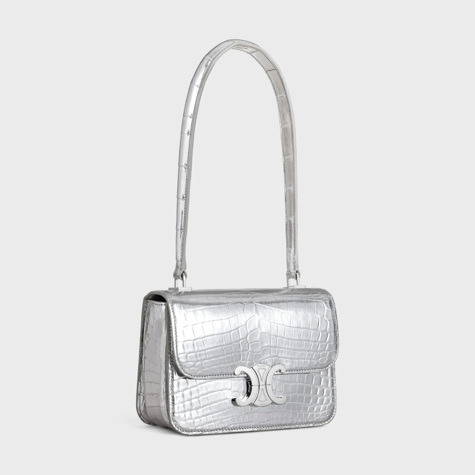 Hot TEEN GARANCE bag in LAMINATED NILOTICUS CROCODILE Women More Lines·Other Lines | Categories·Shoulder Bags