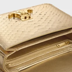 Sale TEEN GARANCE bag in LAMINATED PYTHON Women More Lines·Other Lines | Categories·Shoulder Bags