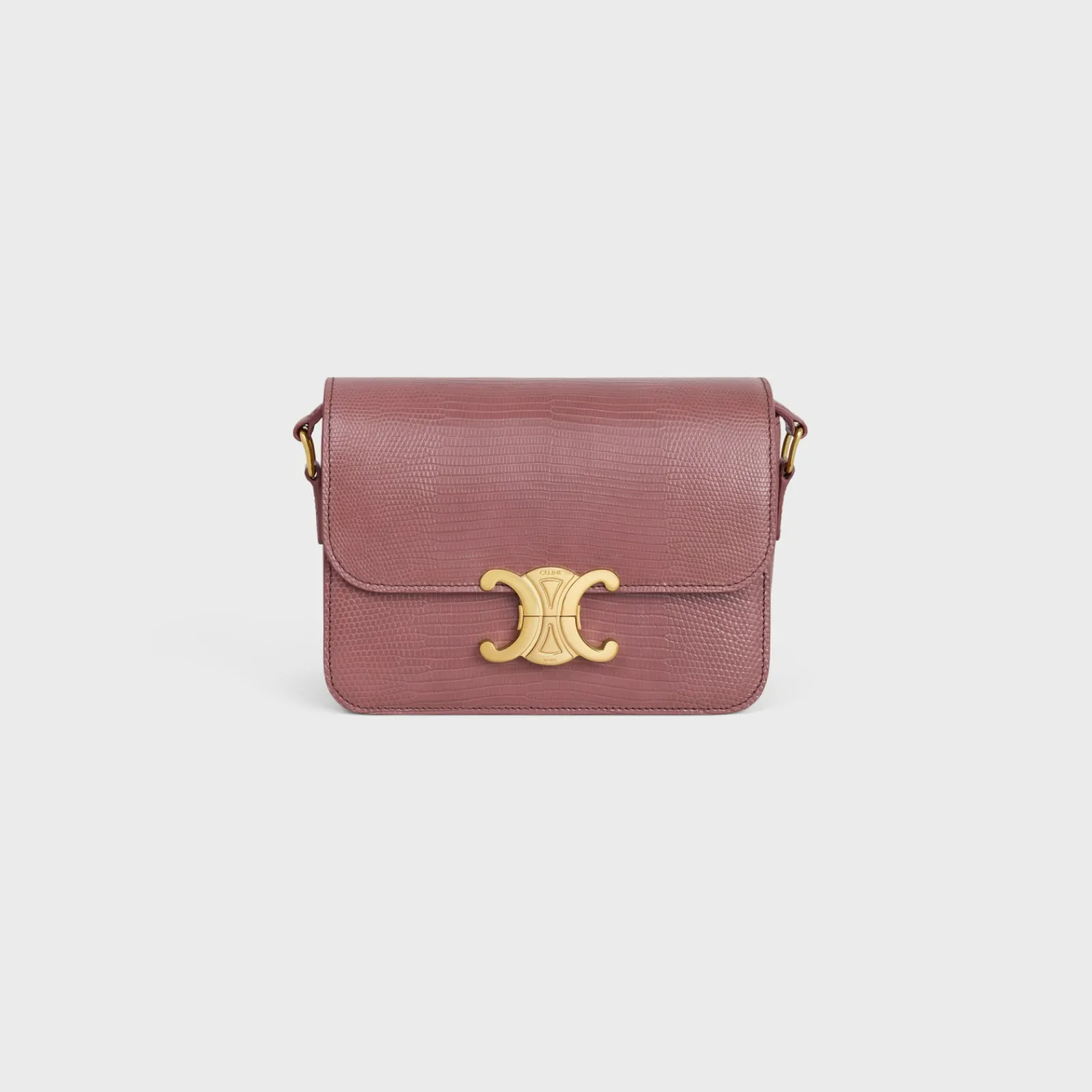Discount Teen Triomphe Bag in lizard Women Triomphe | Categories·Cross-Body Bags