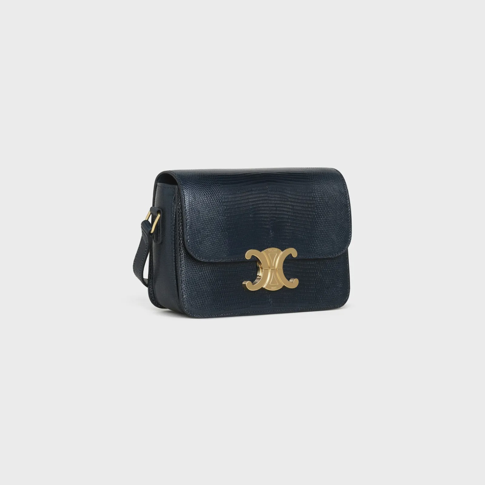 Fashion Teen Triomphe Bag in lizard Women Triomphe | Categories·Cross-Body Bags