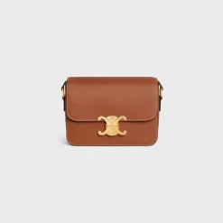 Online Teen Triomphe Bag in Natural Calfskin Women Triomphe | Categories·Cross-Body Bags