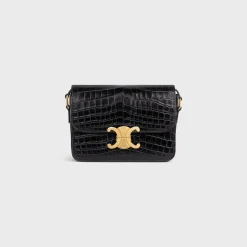 Best Teen Triomphe Bag in Niloticus Crocodile Women Triomphe | Categories·Cross-Body Bags