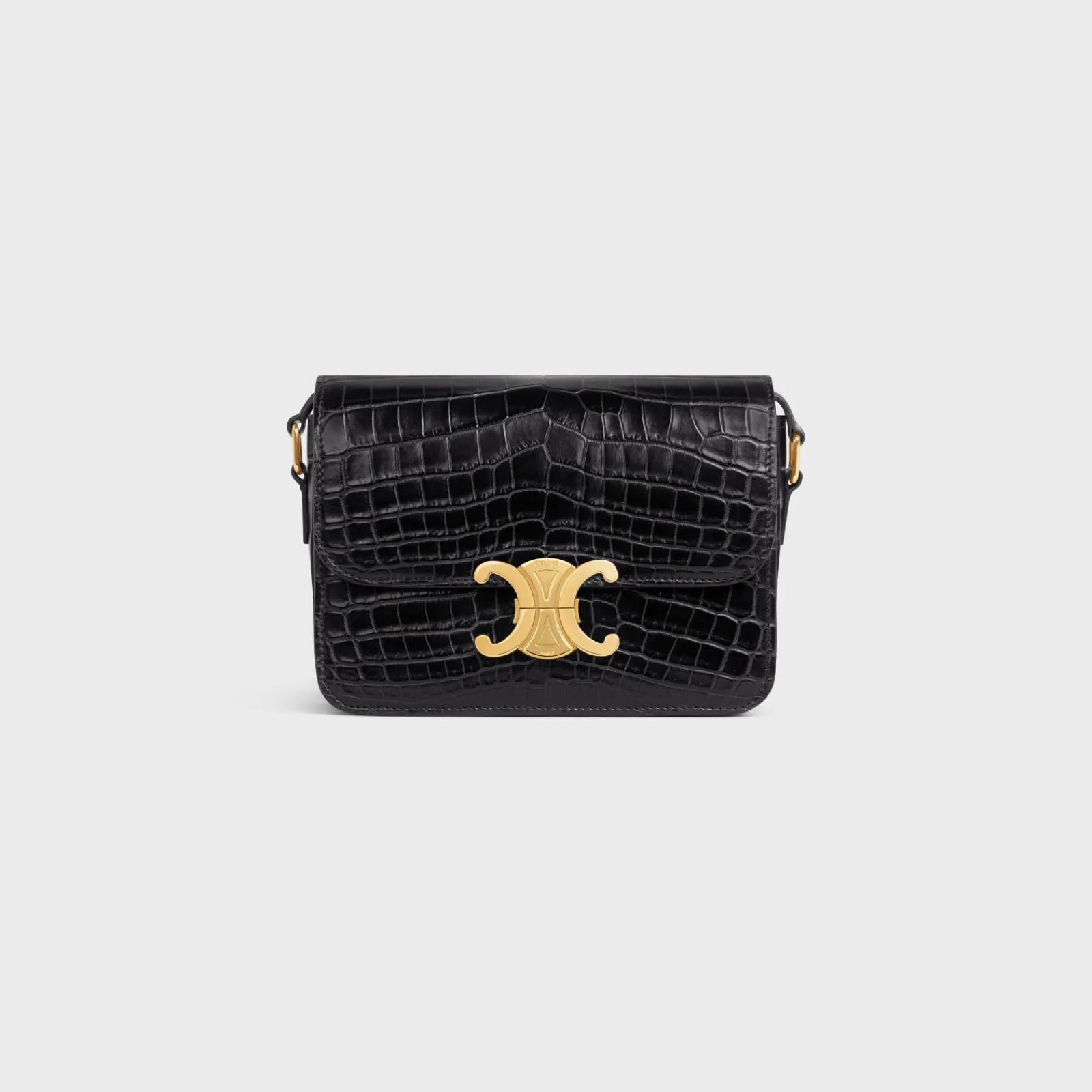 Best Teen Triomphe Bag in Niloticus Crocodile Women Triomphe | Categories·Cross-Body Bags