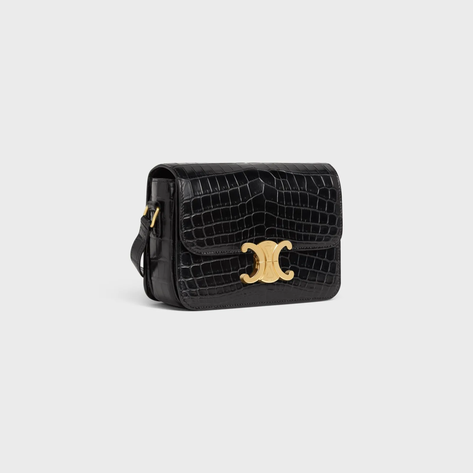 Best Teen Triomphe Bag in Niloticus Crocodile Women Triomphe | Categories·Cross-Body Bags