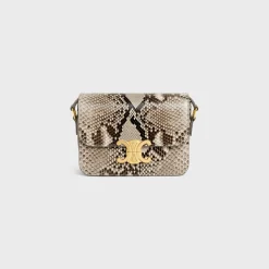 Best Teen Triomphe Bag in PYTHON Women Triomphe | Categories·Cross-Body Bags