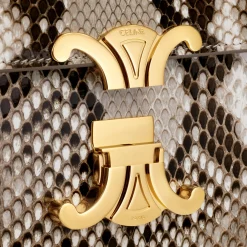 Best Teen Triomphe Bag in PYTHON Women Triomphe | Categories·Cross-Body Bags