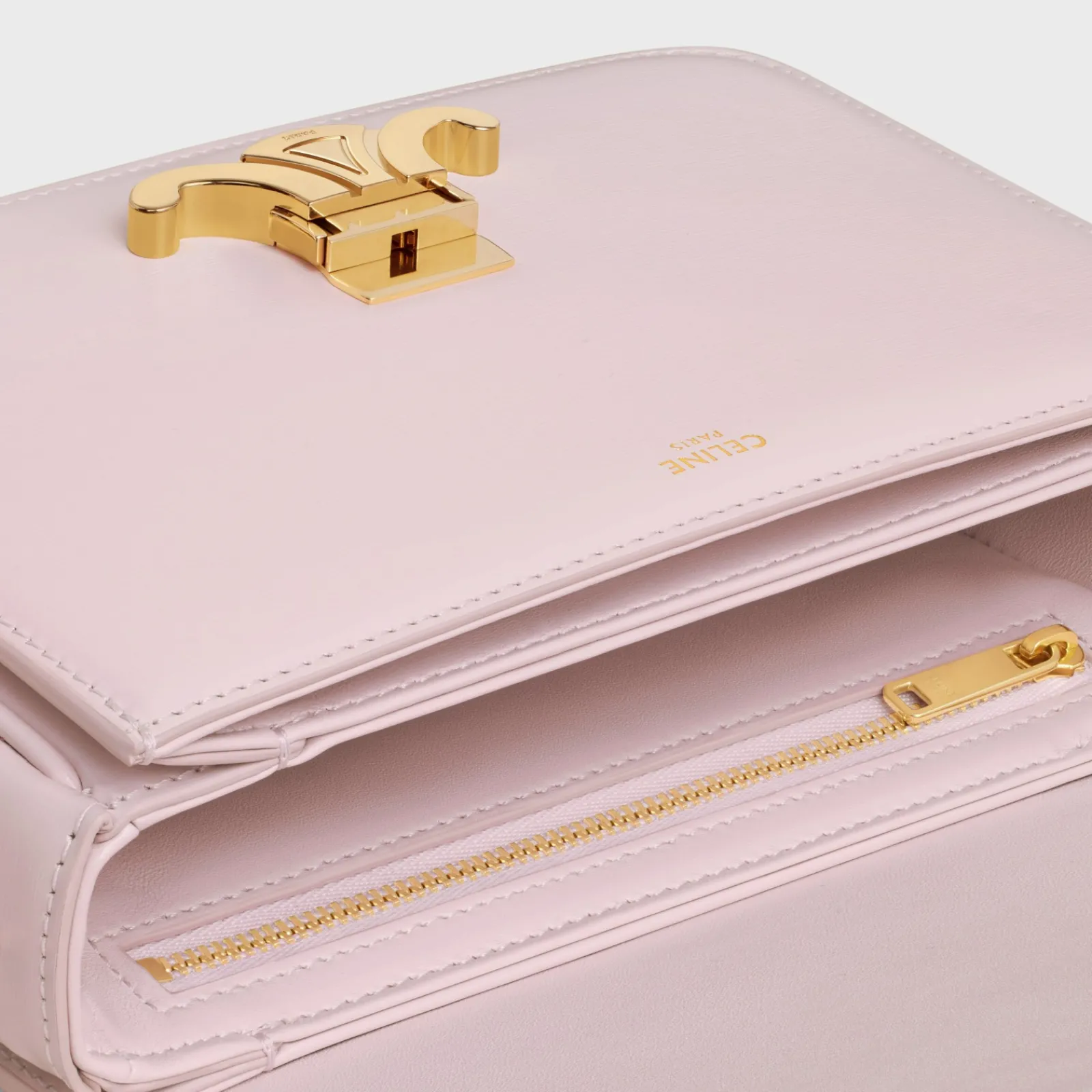 Hot Teen Triomphe Bag in shiny calfskin Women Triomphe | Categories·Cross-Body Bags
