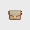 Discount TEEN TRIOMPHE BAG in Triomphe Canvas and calfskin Women Triomphe | Triomphe Canvas