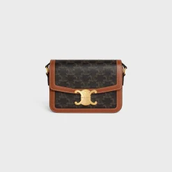 Outlet TEEN TRIOMPHE BAG in Triomphe Canvas and Calfskin Women Triomphe | Triomphe Canvas