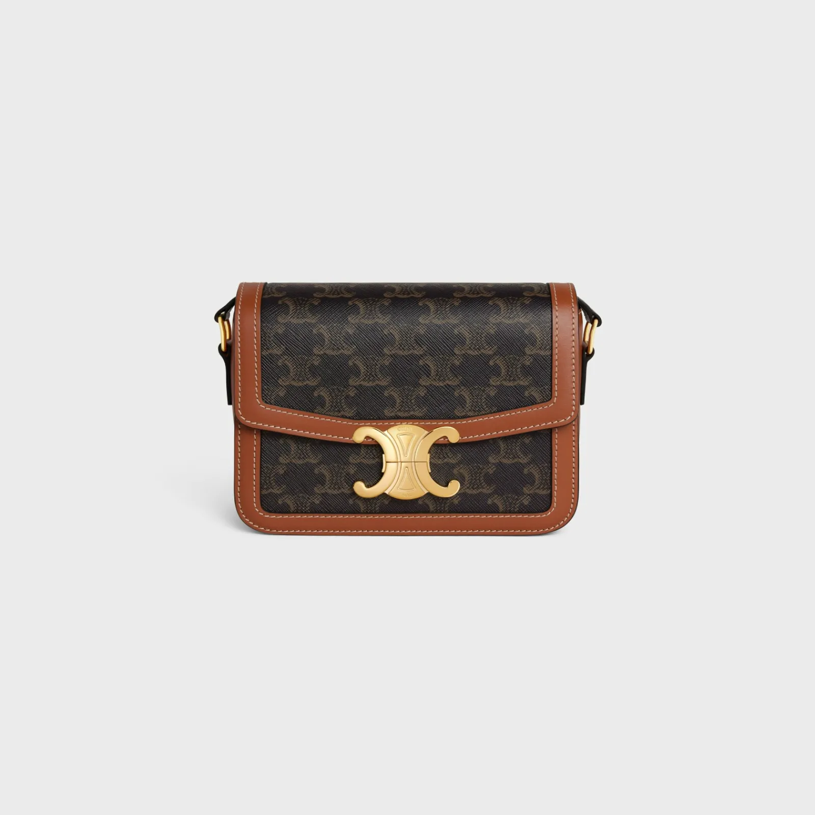 Outlet TEEN TRIOMPHE BAG in Triomphe Canvas and Calfskin Women Triomphe | Triomphe Canvas