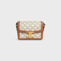 New TEEN TRIOMPHE BAG in Triomphe Canvas and Calfskin Women Triomphe | Triomphe Canvas