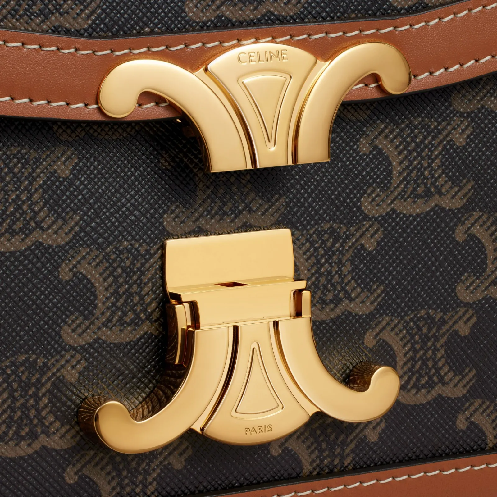 Outlet TEEN TRIOMPHE BAG in Triomphe Canvas and Calfskin Women Triomphe | Triomphe Canvas