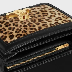 Discount TEEN TRIOMPHE BAG in velvet with print Women Triomphe | Categories·Cross-Body Bags