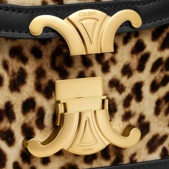 Discount TEEN TRIOMPHE BAG in velvet with print Women Triomphe | Categories·Cross-Body Bags
