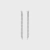 Sale Tennis Cocktail Earrings in White Gold and Diamonds Women Other Lines | Categories·Earrings