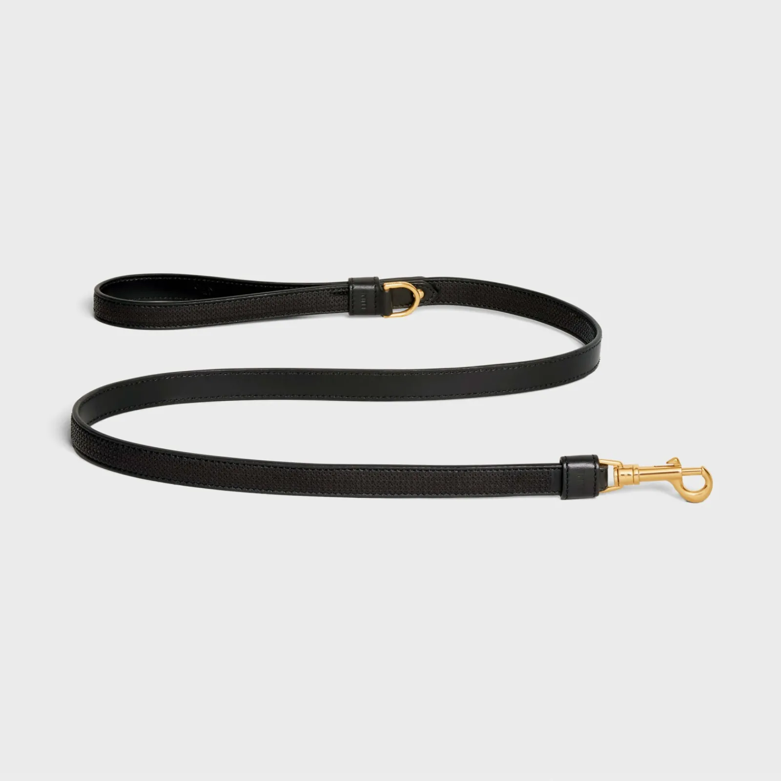 Sale Thin Dog Leash in Sequins and Calfskin Dog Accessories