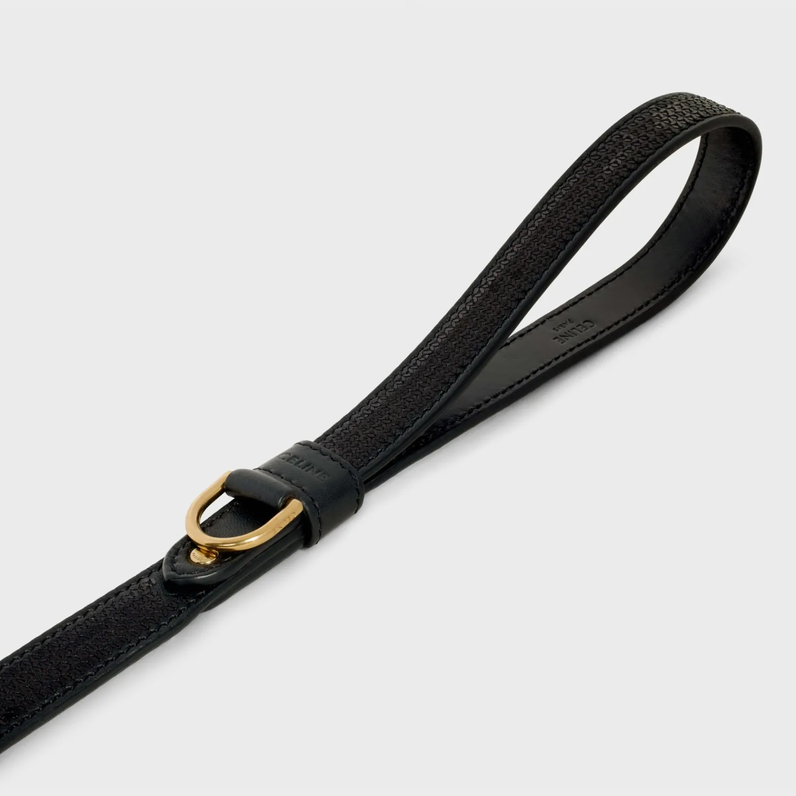 Sale Thin Dog Leash in Sequins and Calfskin Dog Accessories